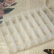Органайзер для бусин и фурнитуры 24 ячейки, пластик, 20х14х4 см