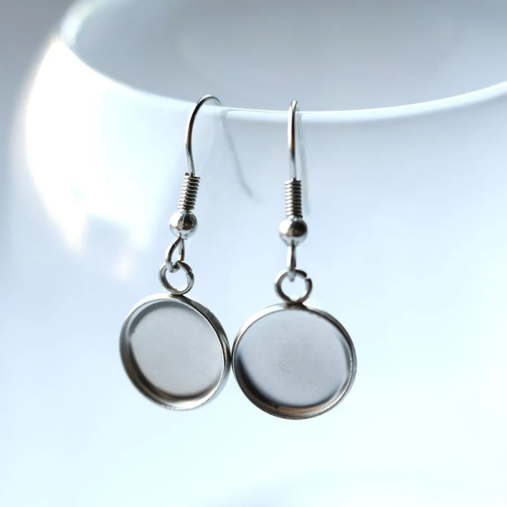 швензы "лима", с сеттингом, сталь гипоаллергенная, 34 мм