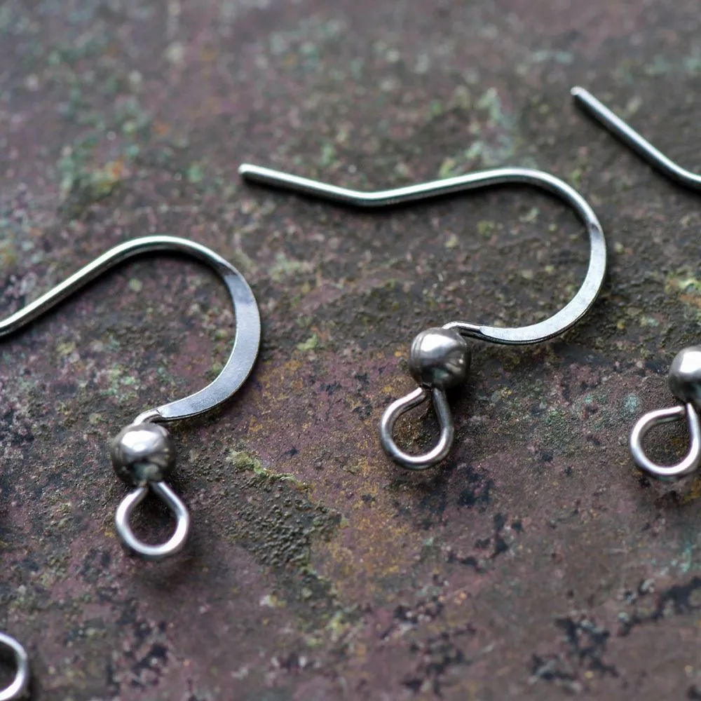 швензы "шарик", сталь гипоаллергенная, 18x16x2 мм