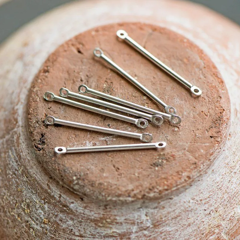 коннектор "стик", цвет платина, 25x2x1.2 мм