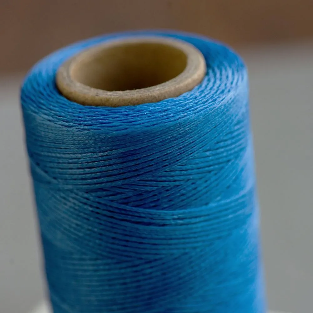 шнур вощеный, цвет синий, 1х0.3 мм