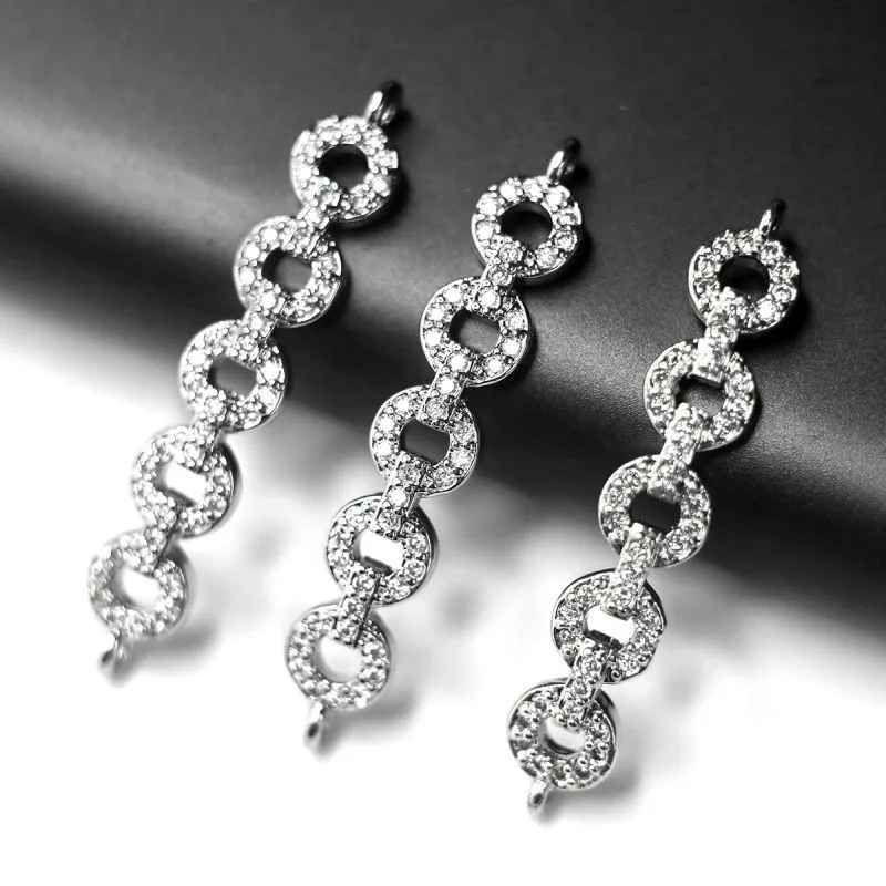 коннектор "анелли", покрытие платина/циркон, 6x33x2.5 мм