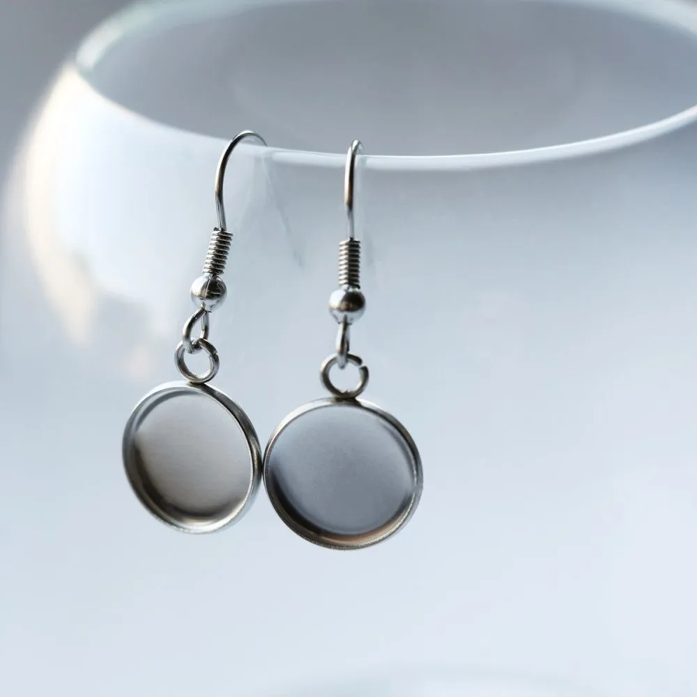 швензы "лима", с сеттингом, сталь гипоаллергенная, 34 мм