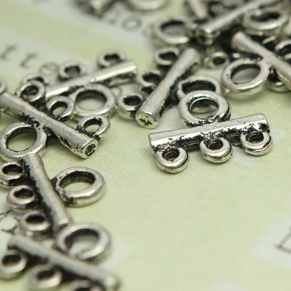 коннектор "весы", цвет античное серебро, 13x16x3 мм