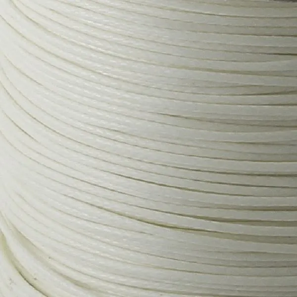 шнур вощеный, цвет белый, 0.5-0.8 мм