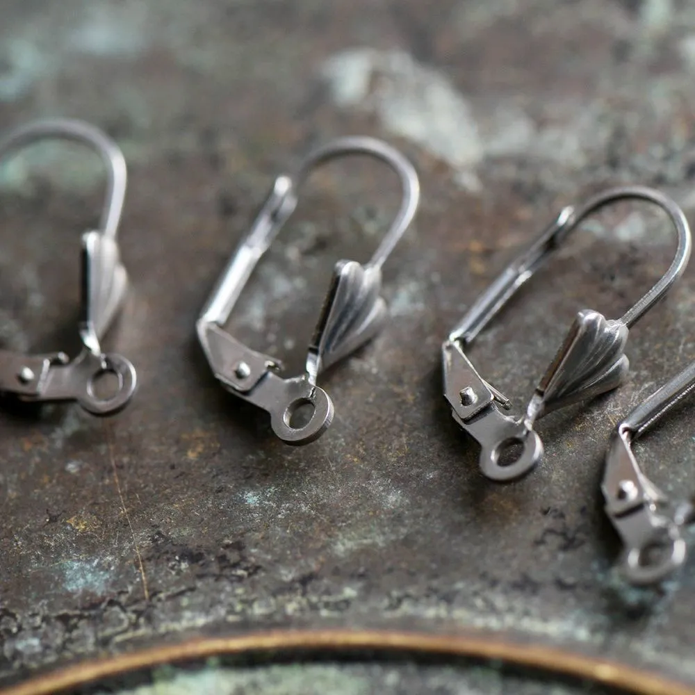 швензы "барбара", сталь гипоаллергенная, 18x11x5.5 мм