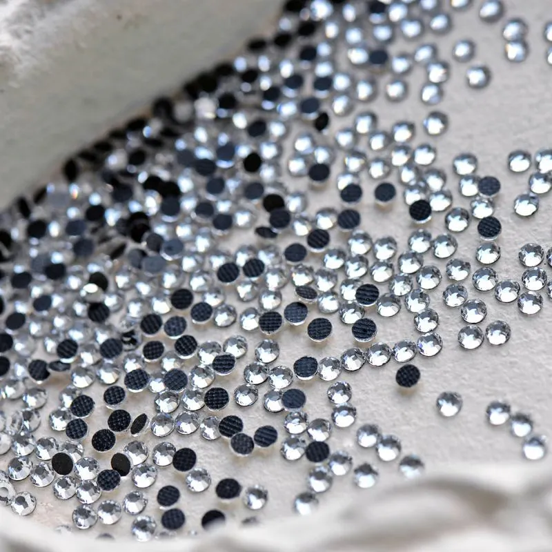 стразы термоклеевые горячей фиксации dmc, cristal, ss10