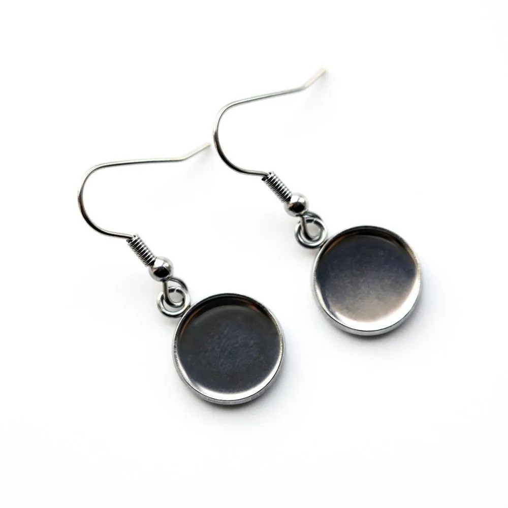 швензы "лима", с сеттингом, сталь гипоаллергенная, 34 мм