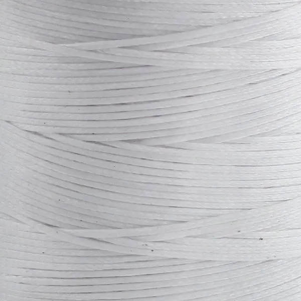шнур вощеный, цвет белый, 1х0.4 мм